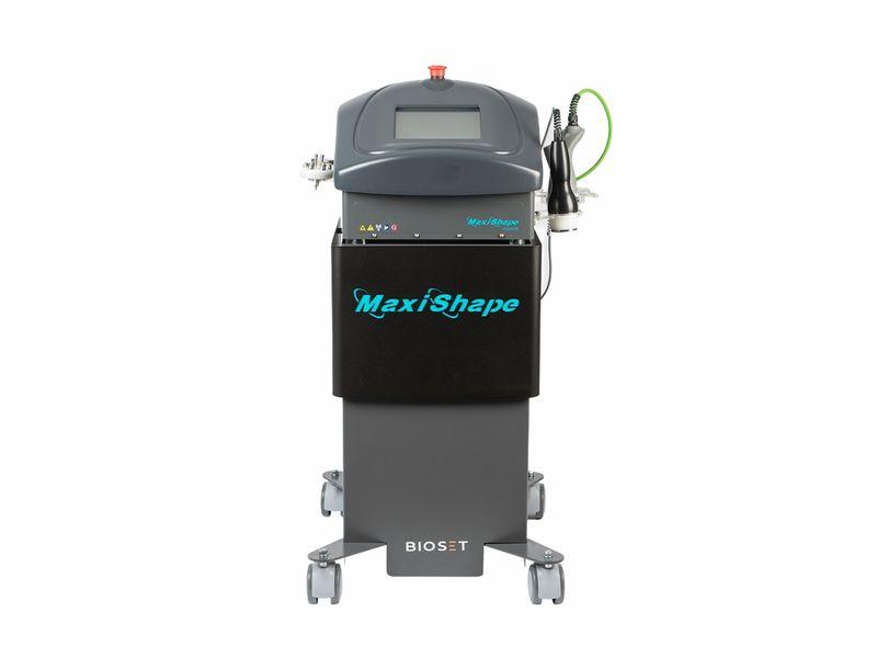 Maxishape Prime Bioset - Black - Radiofrequência, LED, Ultracavitação e Ondas de Choque Piezoelétrico